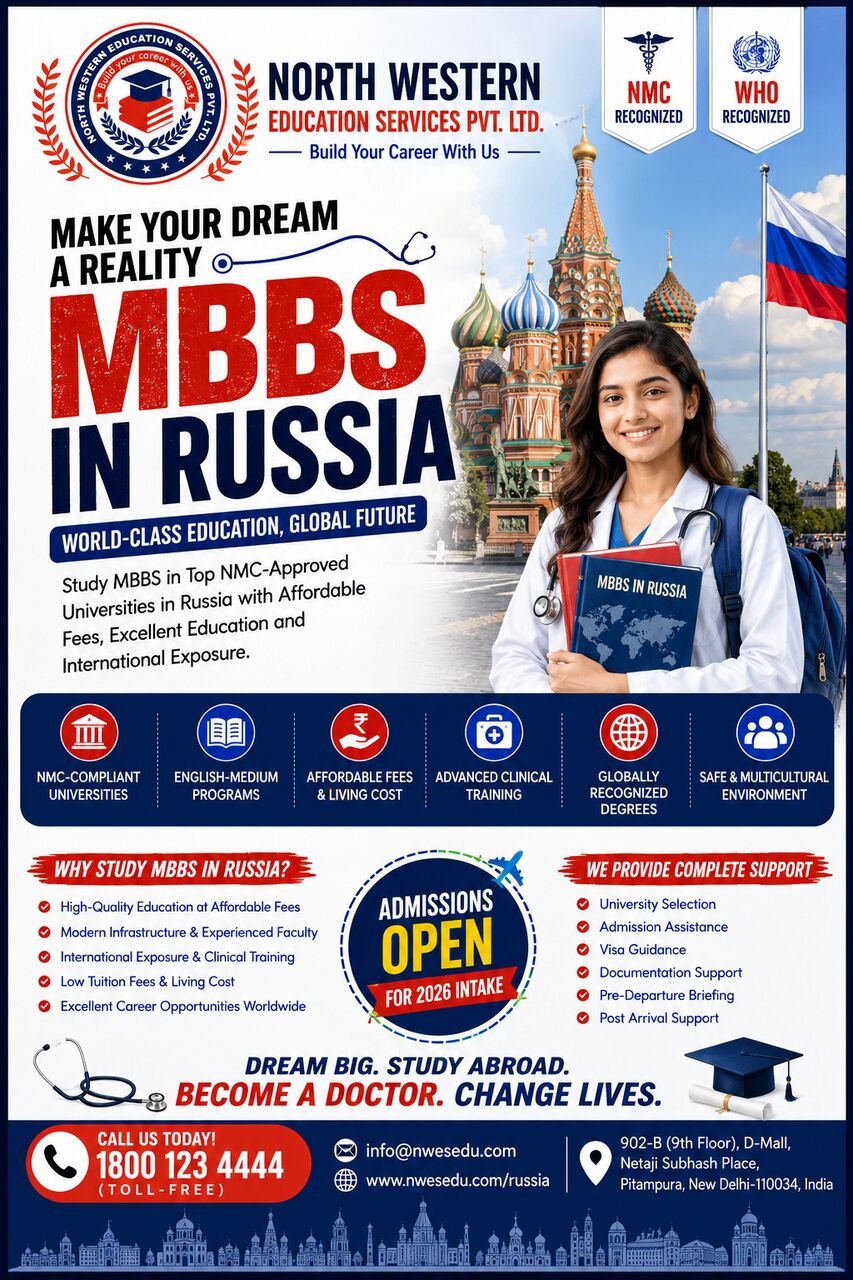 Mumbai, Counseling, 🚀 MBBS In Russia: The Degree That Hits Different! 🇷🇺🩺