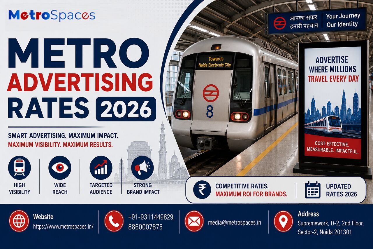 New Delhi, Marketing, Metro Advertising Rates & Contract