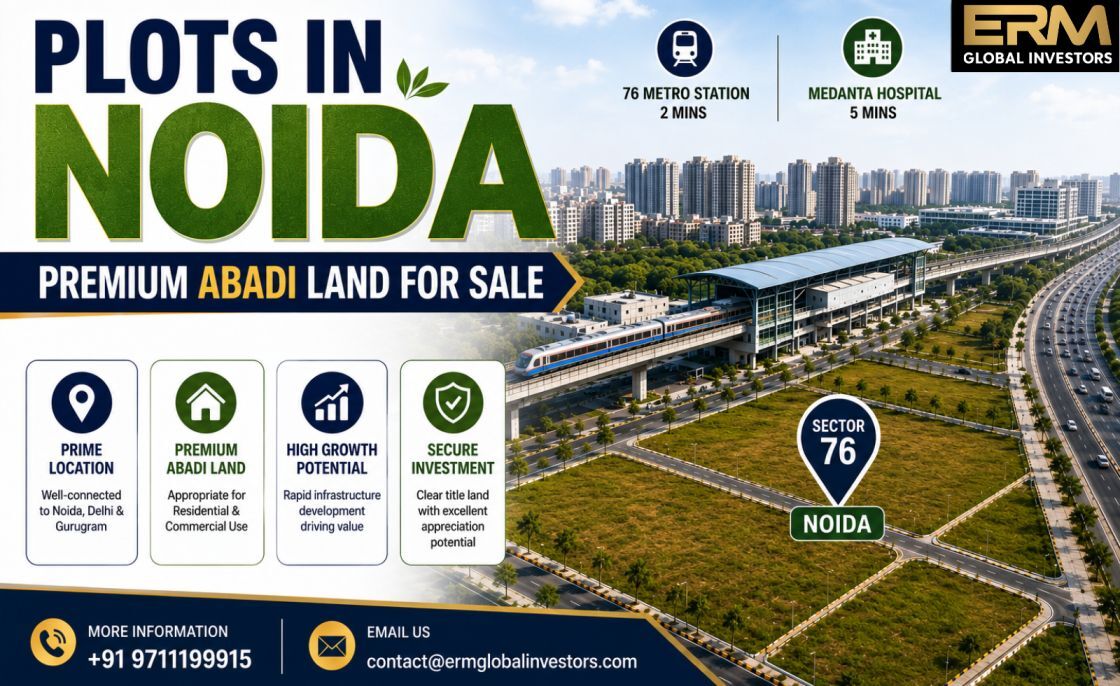 Noida, Residential Plots, Plots In Noida | Premium Abadi Land For Sale