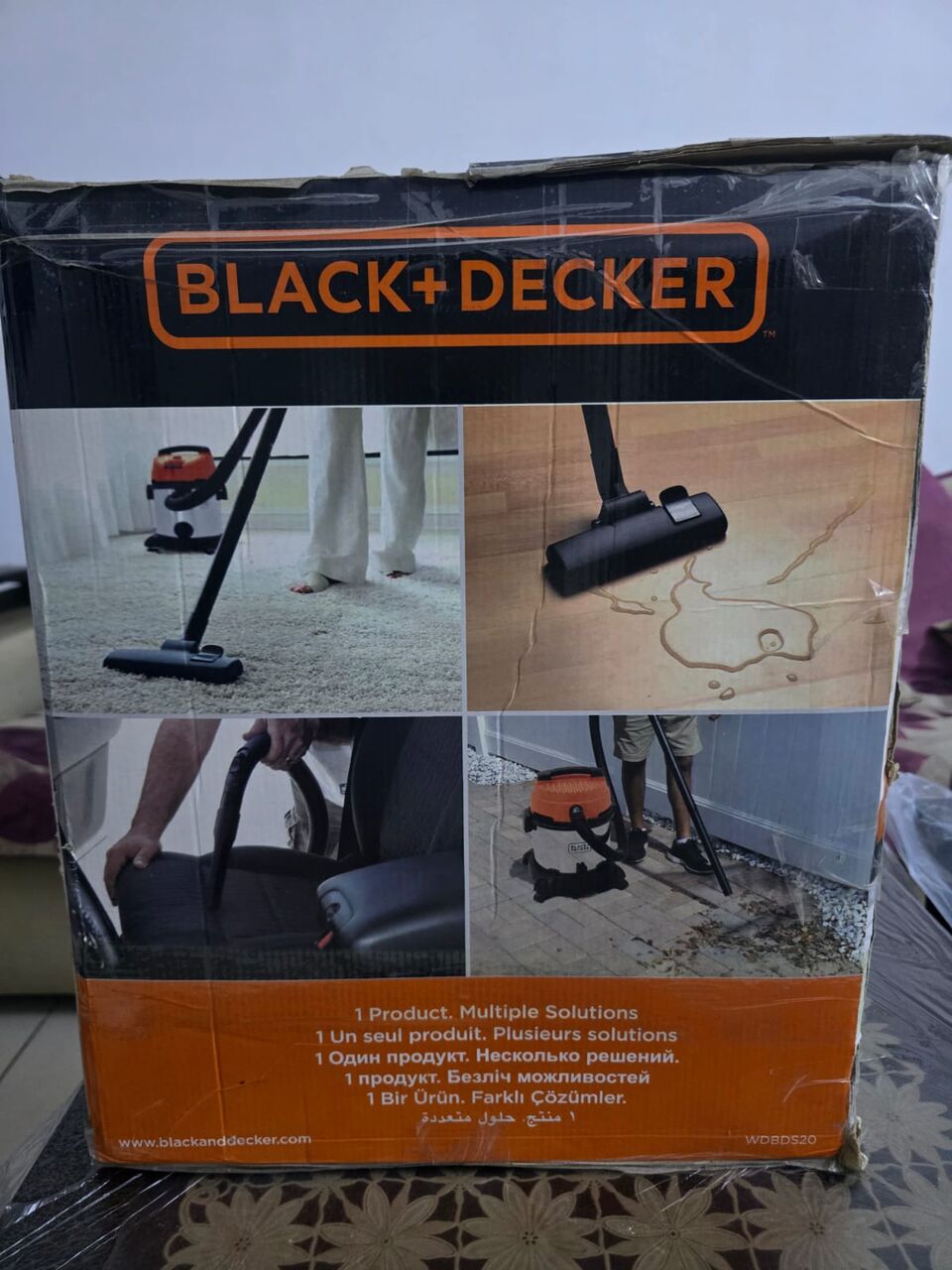 Al Rehab, Appliances, SAR 150,  BLACK+DECKER 1600W Wet & Dry Vacuum Cleaner For Sale