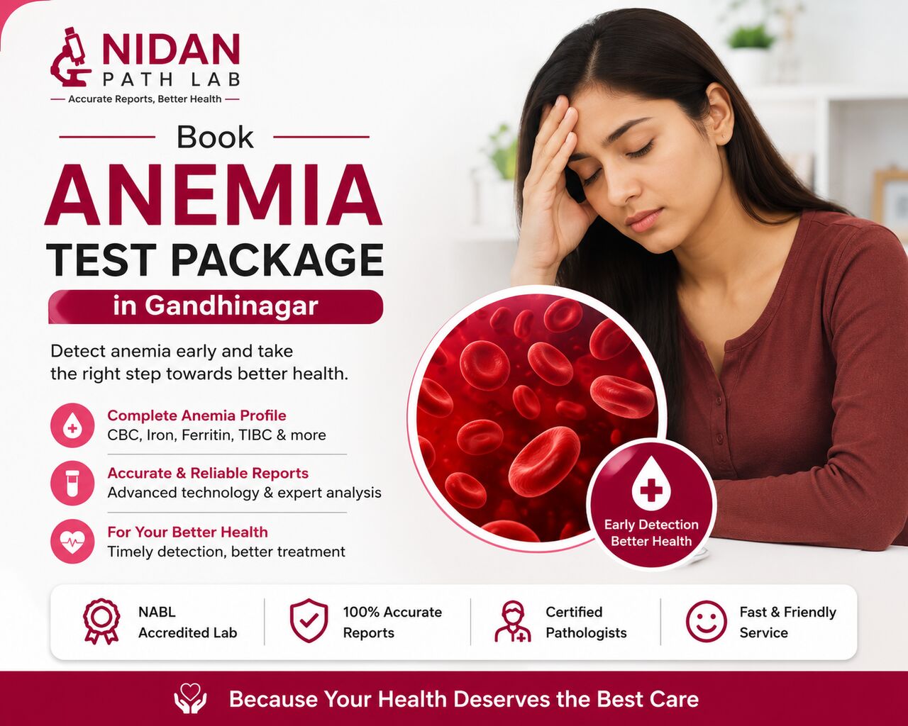 Ahmedabad, Health, Book Anemia Test Package In Gandhinagar - Nidan Path Lab