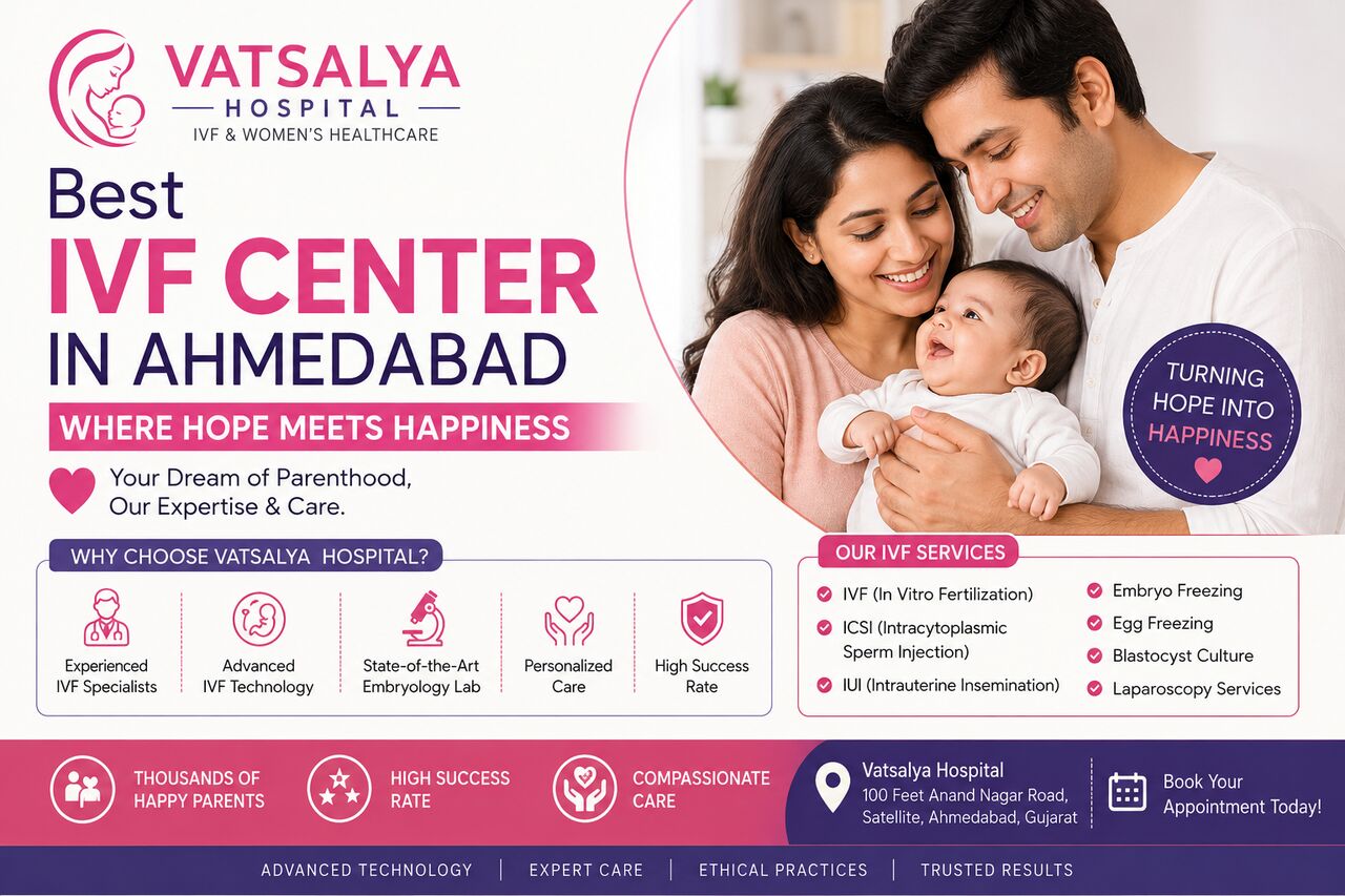 Ahmedabad, Health, Best IVF Center In Ahmedabad - Vatsalya Women&rsquo;s Hospital