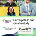 Paid In-Person Research Study &mdash; Openings In Glendale, Los Angeles & San Jose