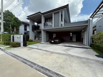 Bangkok, Villas, THB 120000,  82 Sq. Feet,  For Rent, Setthasiri Village, Krungthep Kreetha 2, Near Brighton International School,