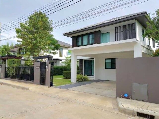 Bangkok, Villas, THB 72000,  65 Sq. Feet,  For Rent, Manthana Village, Bangna, Km. 7, Soi Ratchawinit Bang Kaeo. #Near Mega Bangna,