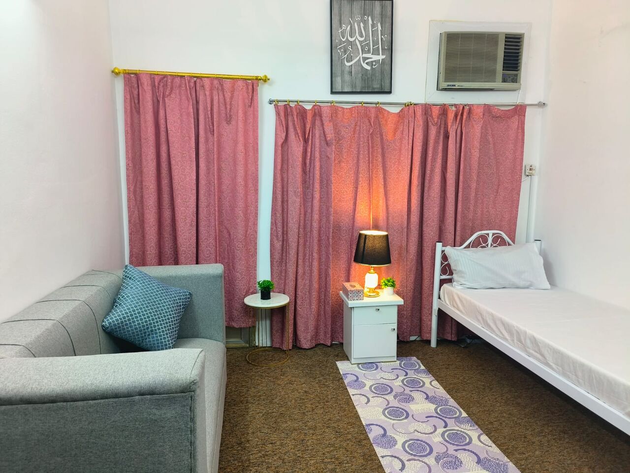 Riyadh, Rooms for Rent, SAR 1500/month,  Furnished,  Executive Rooms Available In Fully Furnished Flat 3-BHK-G, R-2