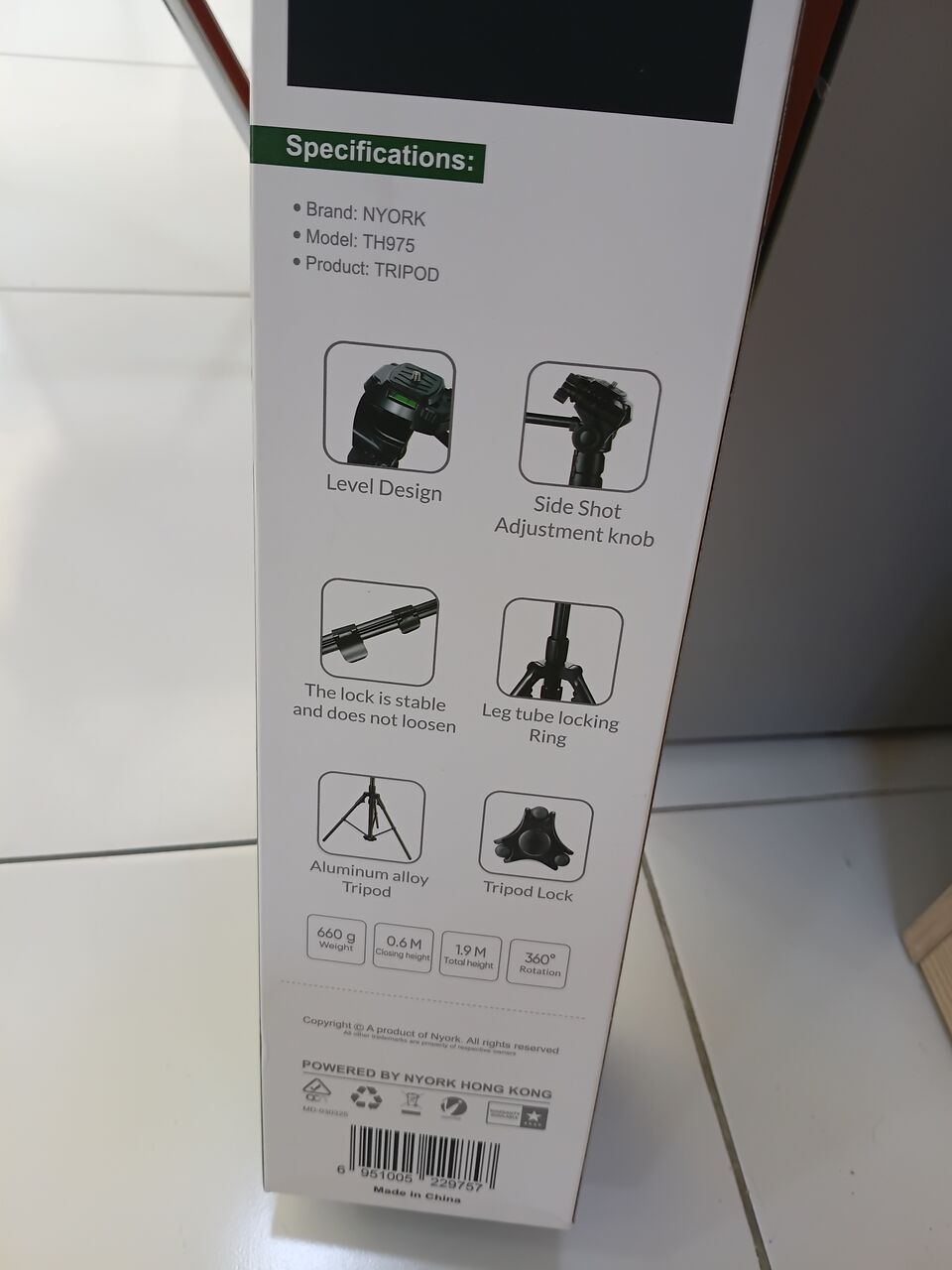 Riffa, Photo & Video, BHD 8,  NYORK Prime Stabilize Your View Tripod 8.00 BD Only