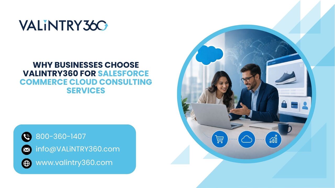 New York, Software Development, Why Businesses Choose VALiNTRY360 For Salesforce Commerce Cloud Consulting Services