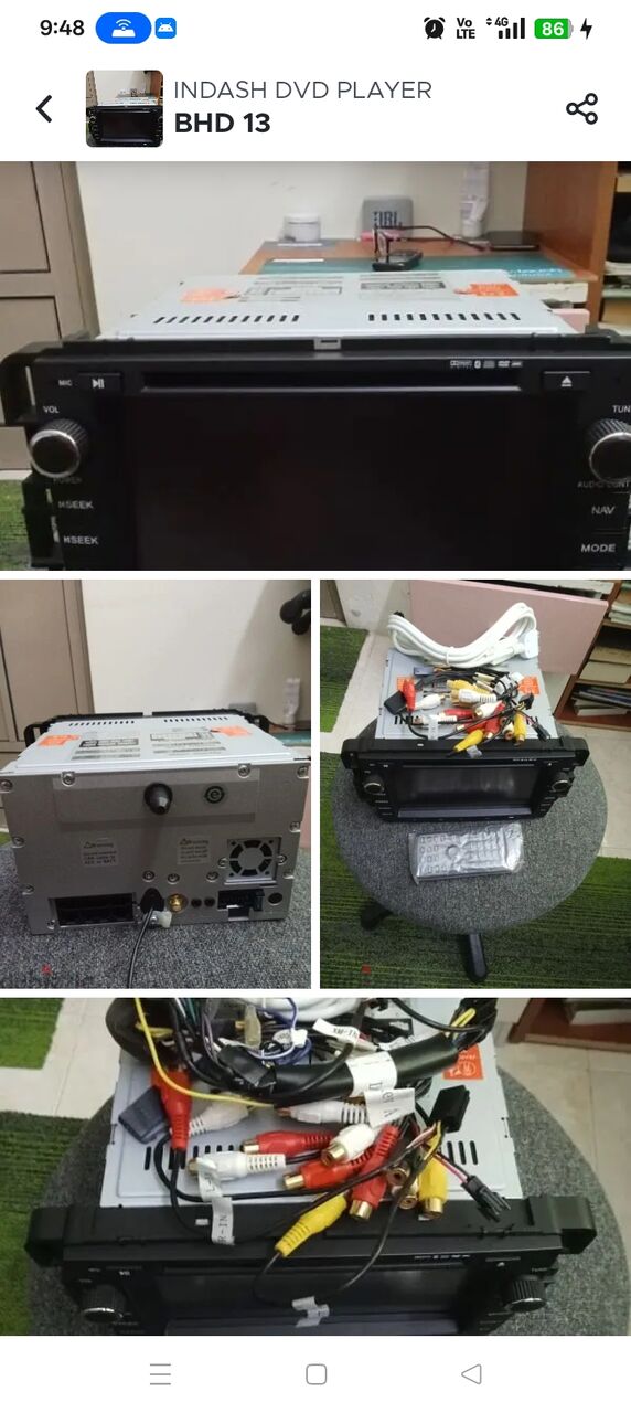 Hidd, Auto Parts, BHD 15,  Indash Dvd Player