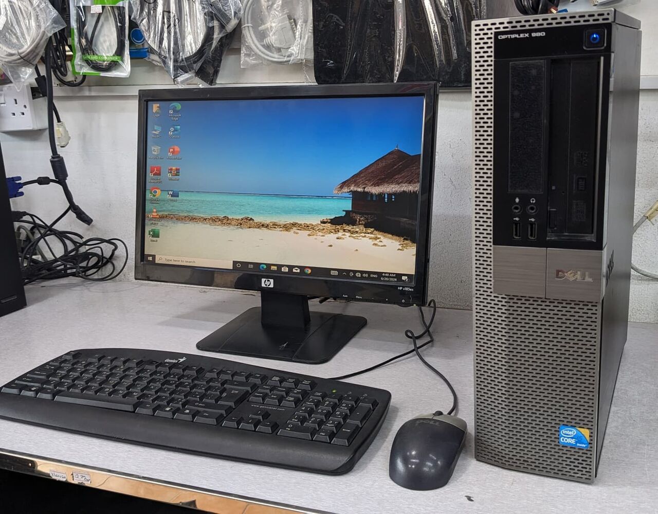 Manama, Tablet Computers, BHD 48,  DELL I5 Computer Set 8GB Ram 120GB SSD(SSD 10x Fast) With 19" Monitor Ready To Use