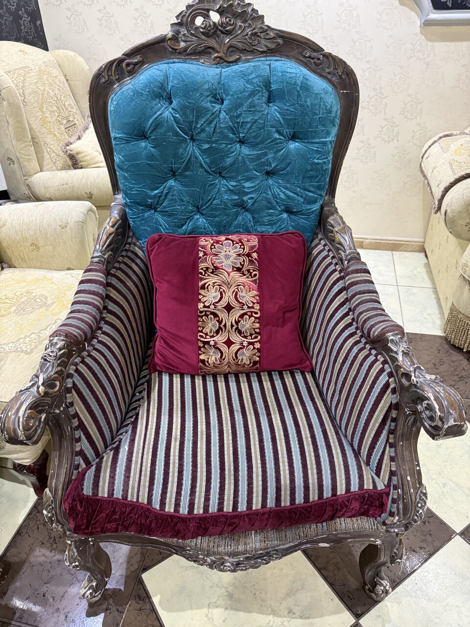 Madinah, Furniture, SAR 350,  Ten Seater Sofa With 4 Tables And 2 Single Seater Sofa For Free