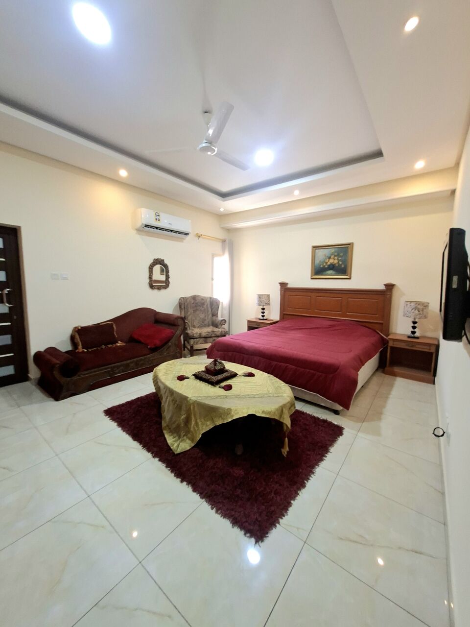 Tubli, Apartments, Flats, Houses & Villas, BHD 190/month,  Furnished,  Studio,  Fully Furnished Studio With Unlimited Ewa In Tubli,Neat & Clean Flat @ 35547951