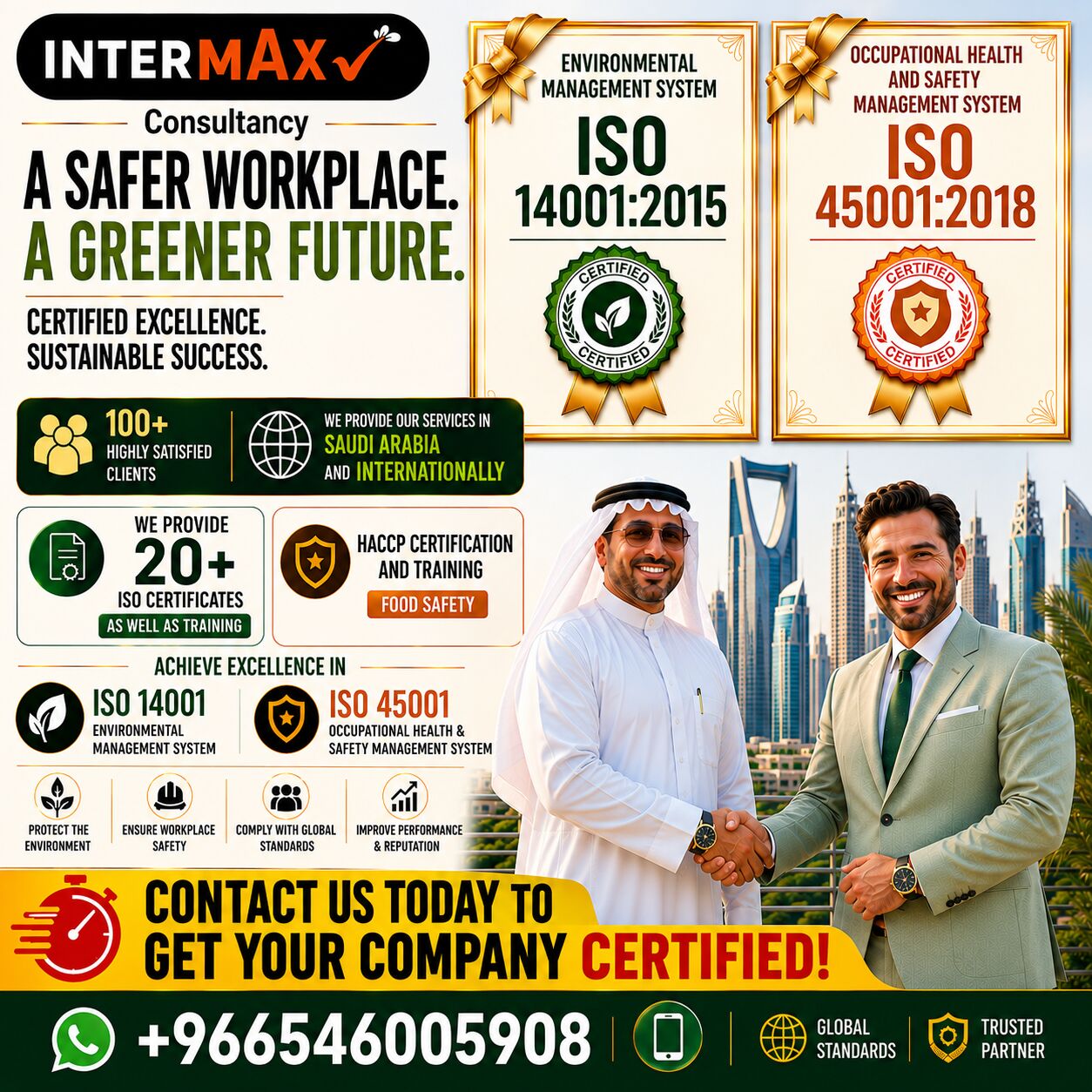 Riyadh, Business, Contact Us For ISO & HACCP Certificate, Training,  & More Certificates On 0546005908.