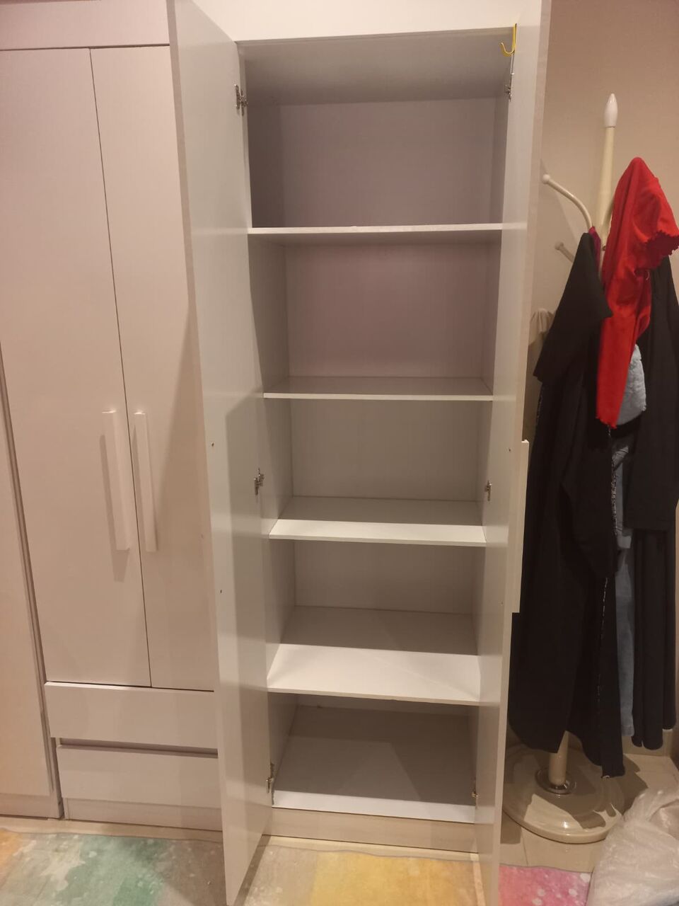 Riyadh, Furniture, SAR 4120,  Kids Furniture: 2 X Study Table, 2 X Chairs, 2 X Wardrobe, 2 X Ikea Single Beds With Mattr