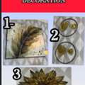 SAR 1,  Red Curtains, Brown Curtains, 2 Large Plants, White Vanity, Large Table, Decoration Items