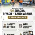 Required Safety Officers, WPRs, Riggers, & Drivers (1-Year Project)