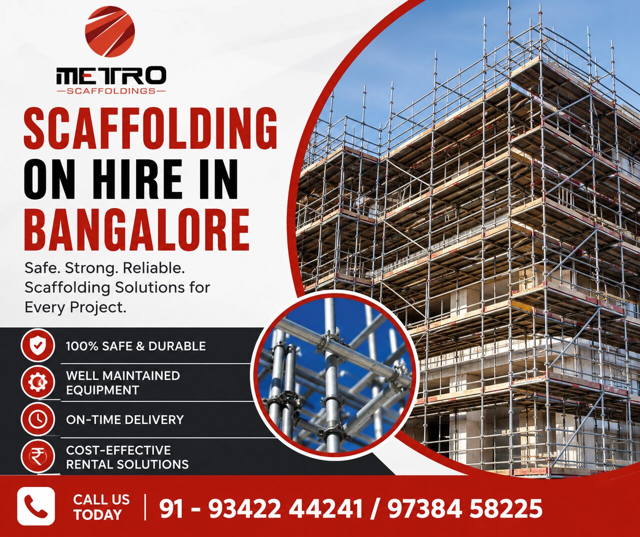 Bangalore, Equipment Rental, Scaffolding On Hire In Bangalore &ndash; Metro Scaffoldings