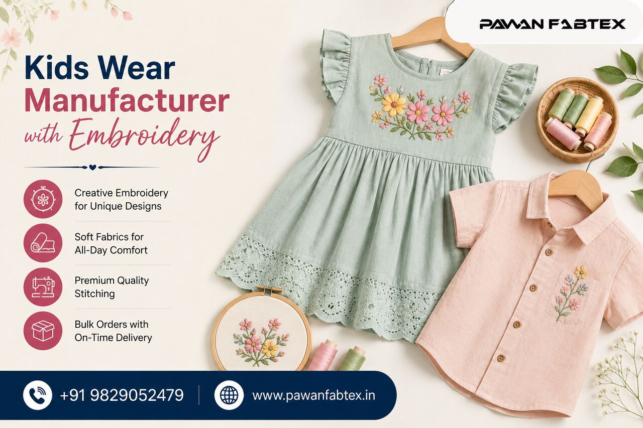 Mumbai, Fashion & Design, Designed For Better Kidswear Collections With Expert Embroidery.