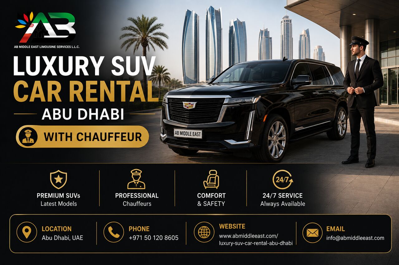 Abu Dhabi, Travel, AB Middle East | Luxury SUV Car Rental Abu Dhabi With Chauffeur