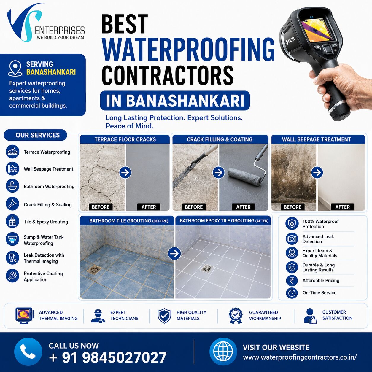 Bangalore, Construction, Best Waterproofing Contractors In Banashankari