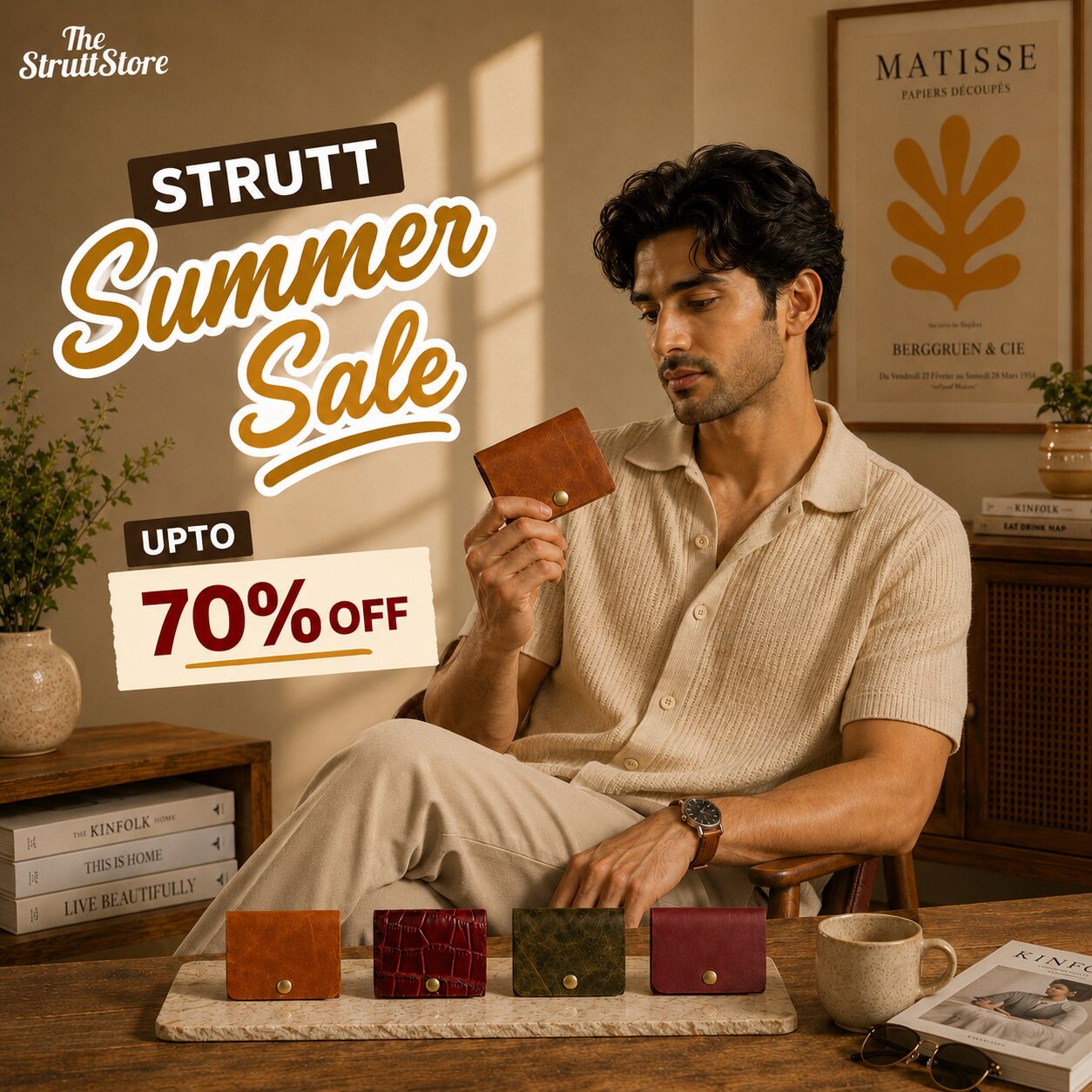 Noida, Clothing & Accessories, INR 599,  Leather Wallet For Men Online &ndash; Discover STRUTT Native Batua By The Strutt Store