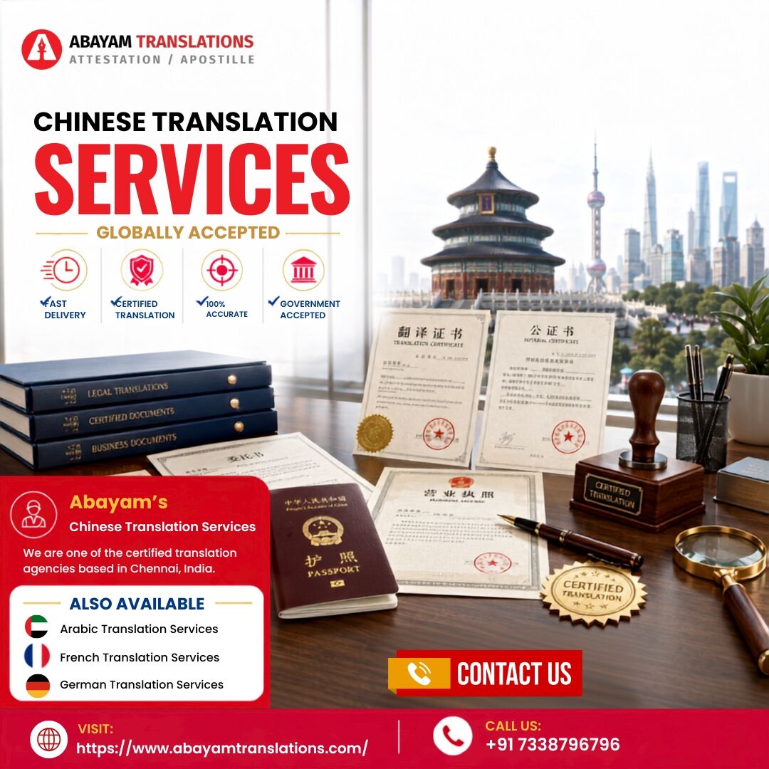 Chennai, Translation, Chinese Translation Services &ndash; Accurate & Certified Language Solutions