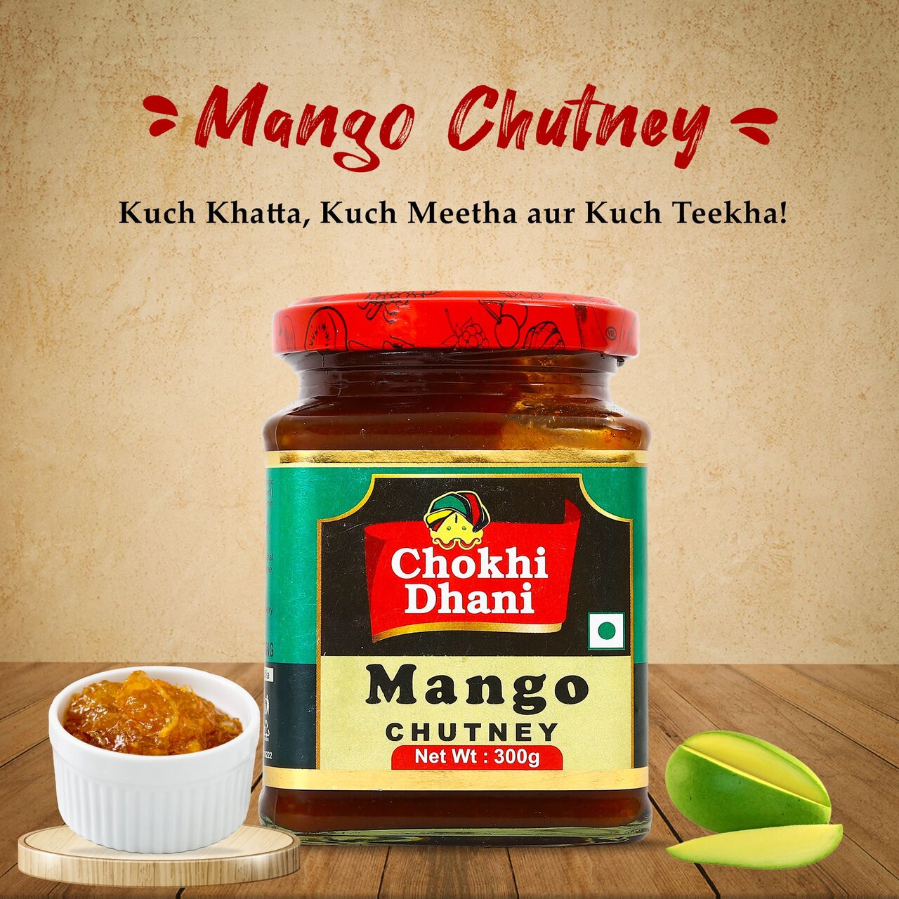 Jaipur, Food, INR 160,  Order Indian Chutney Online At Best Price - Chokhi Dhani Foods