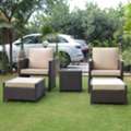 INR 45, Luxury Rattan Sofa Set For Garden – Perfect For Outdoor Relaxation