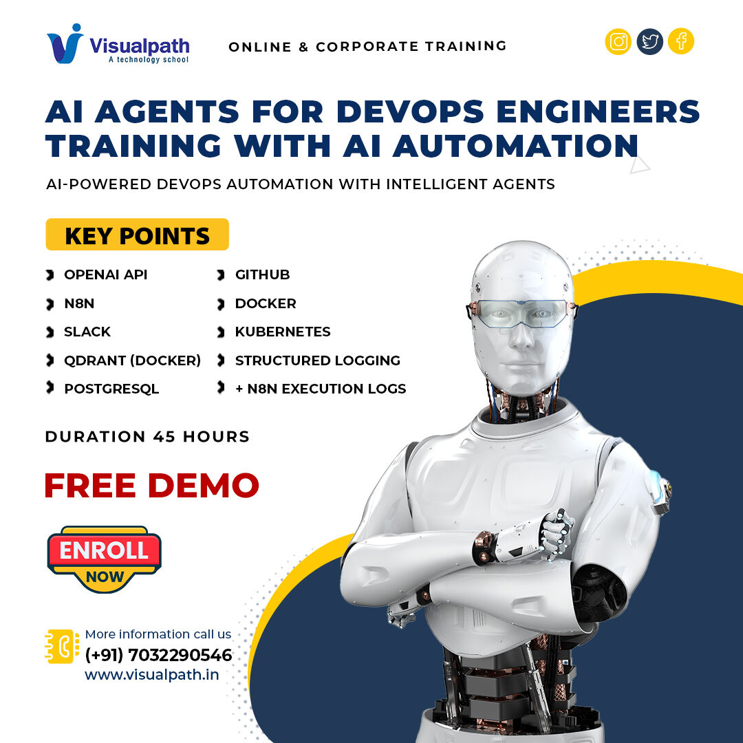 Hyderabad, Lessons Offered, Master AI Agents For DevOps Engineers Online Training