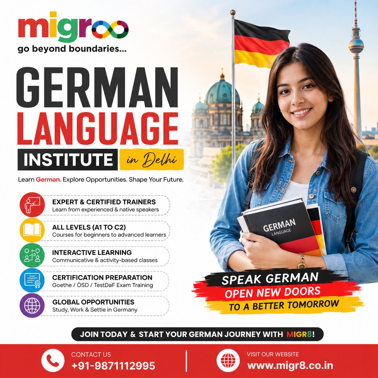 New Delhi, Free Items, German Language Institute In Delhi