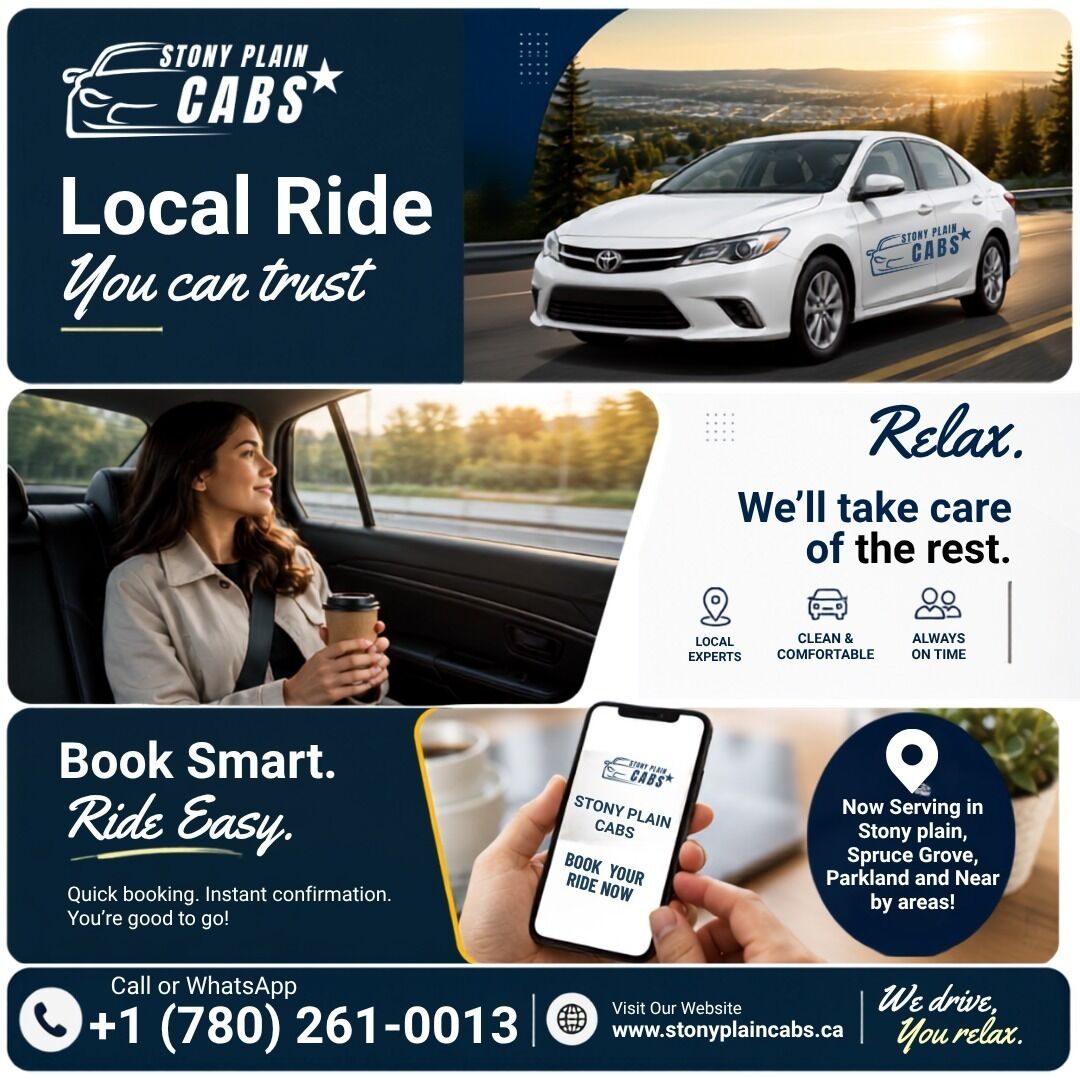 Toronto, Travel, Experience Quality Service With Stony Plain Cabs
