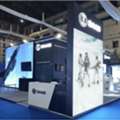 Modern 2 Side Open Exhibition Stall Design Company