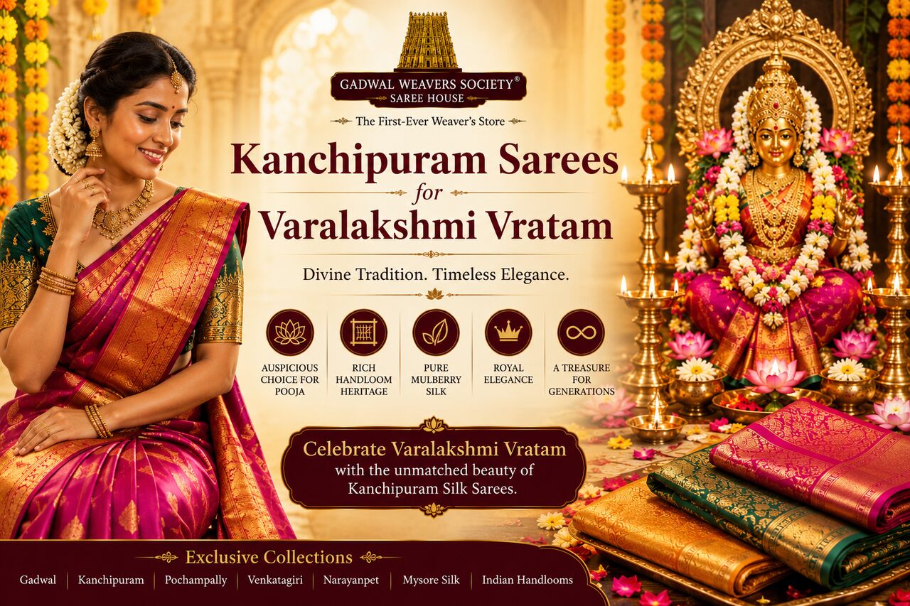 Hyderabad, Clothing & Accessories, INR 7000,  Authentic Gadwal Sarees &ndash; Buy Handloom Silk Sarees Online | Gadwal Weavers Society