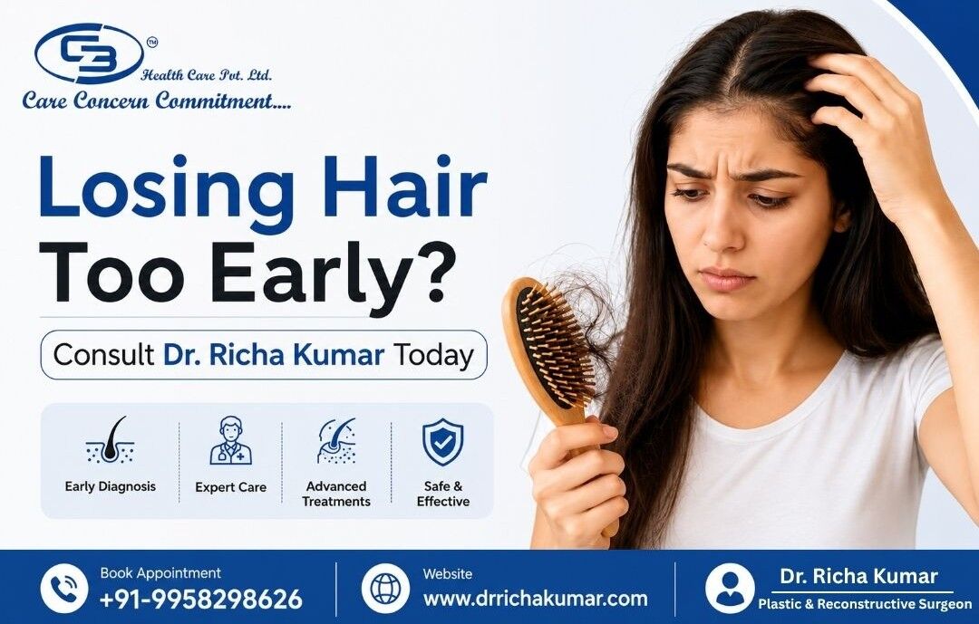 New Delhi, Health, Losing Hair Too Early? Consult Dr. Richa Kumar Today