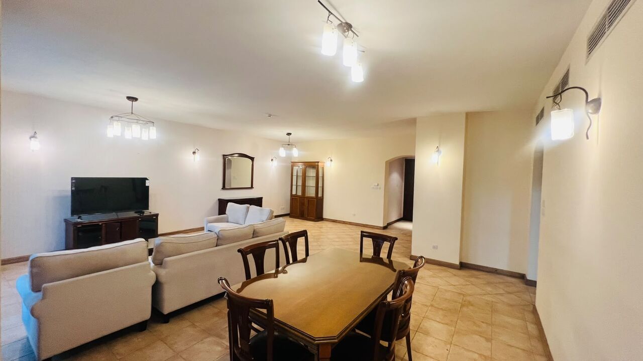 Sanabis, Apartments, Flats, Houses & Villas, BHD 550/month,  Furnished,  3 BR,  Apartment For Rent In Sanabis | Balcony | Pool & Gym