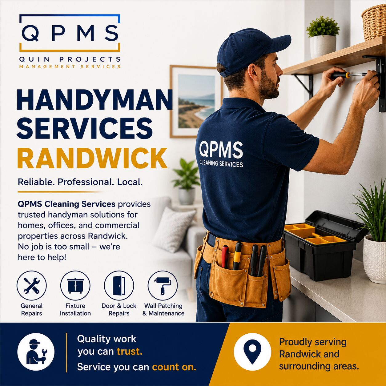 Sydney, Cleaning, Best Handyman Services Randwick By QPMS Cleaning Services