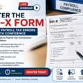 Master The 941-X Form &ndash; Correct Payroll Tax Errors With Confidence