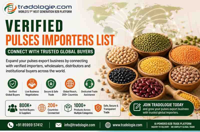 Lucknow, Food, INR 45,  Verified Pulses Importers List | Connect With Trusted Global Buyers