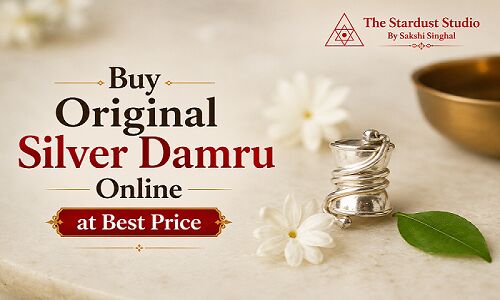 Gurgaon, Household Items, INR 991,  Buy Original Silver Damru Online At Best Price | The Stardust Studio