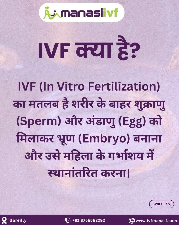 Mumbai, Health, Choose An Experienced IVF Doctor In Bareilly | Manasi IVF