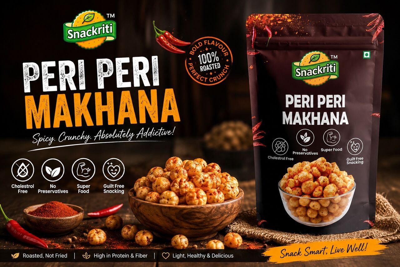 Mumbai, Food, INR 100,  Flavoured Makhana Snacks For Weight Loss In India