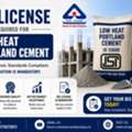 What Is The Process For A BIS License For Low Heat Portland Cement?