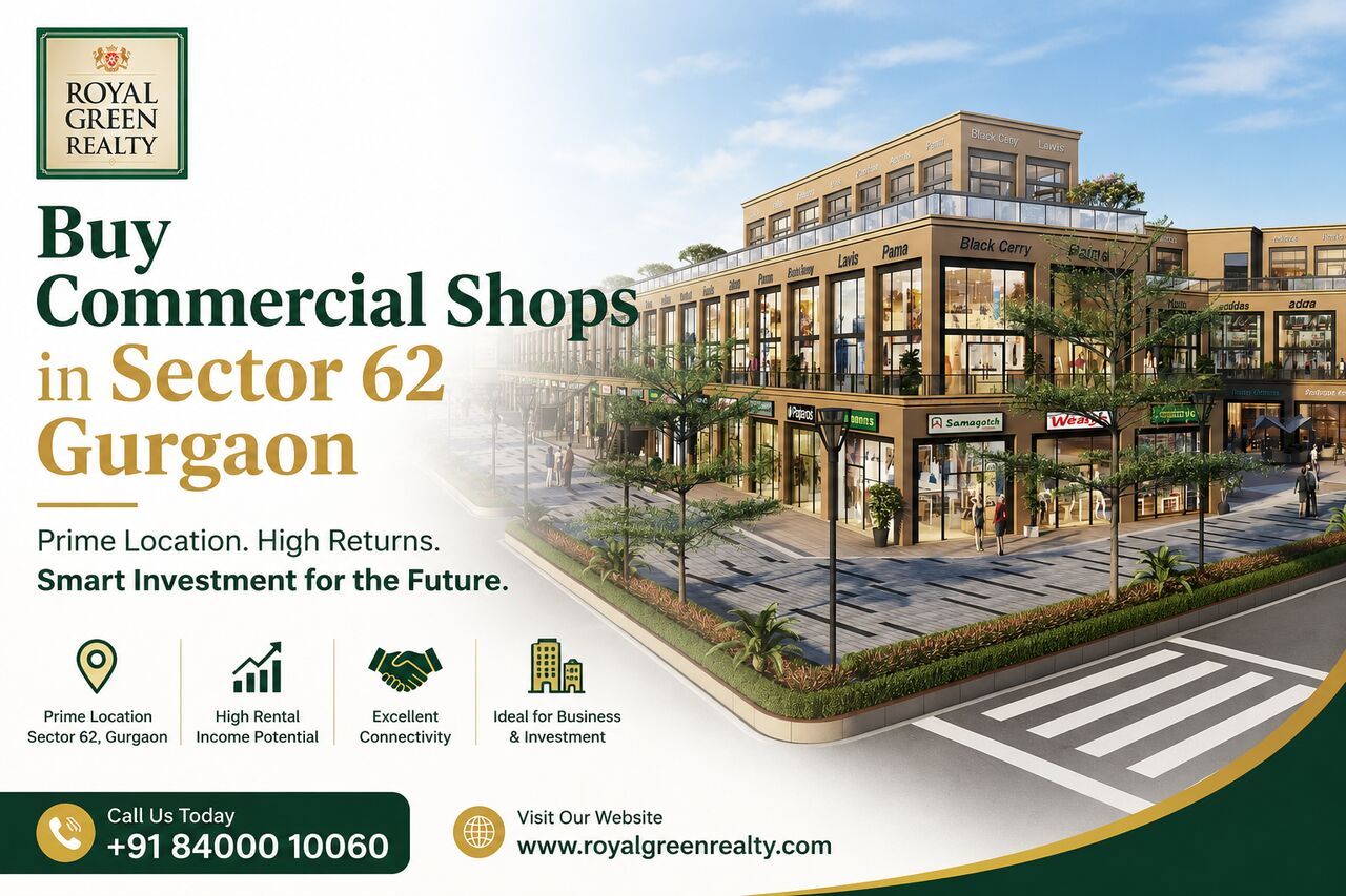 Gurgaon, Financial, Buy Commercial Shops In Sector 62 Gurgaon