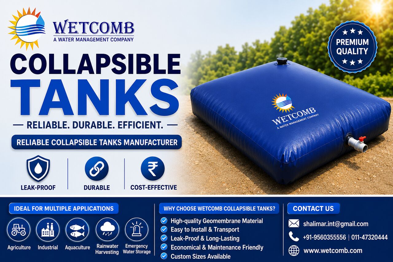 Mumbai, Tools, Reliable Collapsible Tanks Manufacturer | Wetcomb