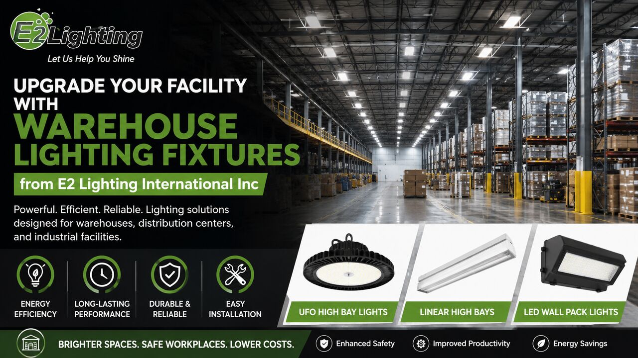 New York, Electronics, Upgrade Your Facility With Warehouse Lighting Fixtures From E2 Lighting International Inc