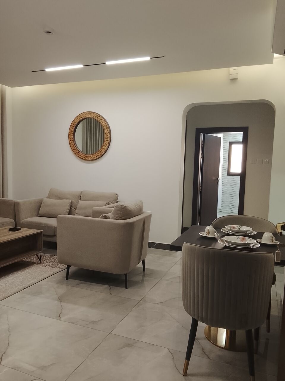 Hoora, Apartments, Flats, Houses & Villas, BHD 300/month,  Furnished,  2 BR,  Brand New Building Flat For Rent Near Jasmiss Hoora