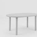 SAR 25,  Minimalist, Oval Plastic Table
