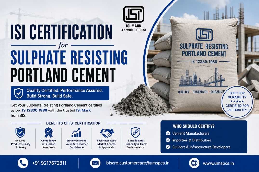 Mumbai, Legal, How To Get ISI Certification For Sulphate Resisting Portland Cement?