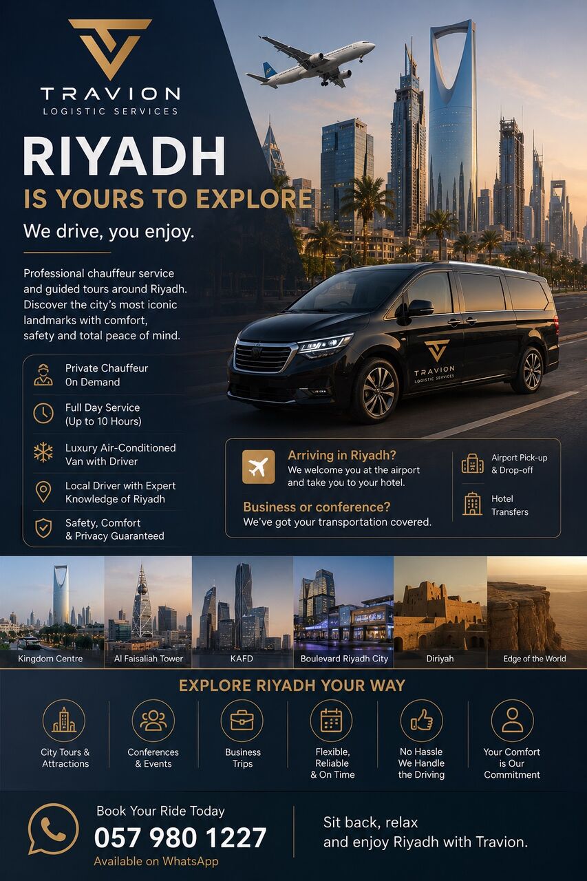 Riyadh, Logistics, Professional Transportation & Tourism Services In Riyadh
