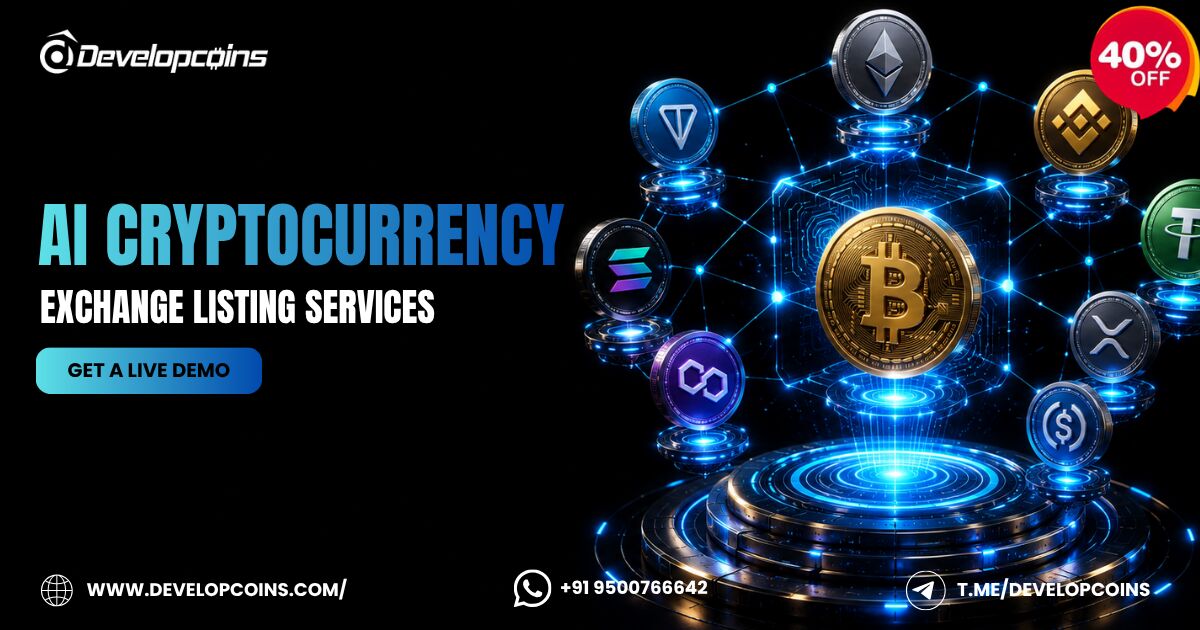 New York, Software Development, Grow Your Crypto Project With AI Cryptocurrency Exchange Listing Services &ndash; Get 40% OFF